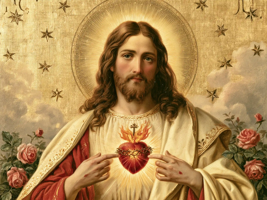 Sacred Heart of Jesus – Symbolist · Landscape no. 4