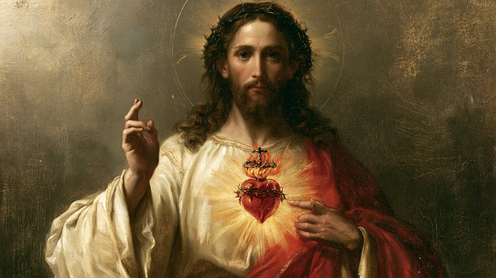 The Sacred Heart of Jesus — Radiance Beneath the Crown of Thorns
