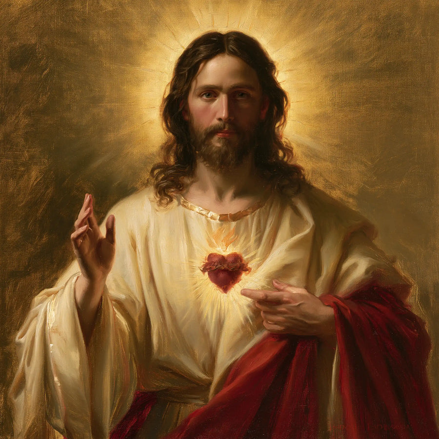 Sacred Heart of Jesus - The Heart as Central Symbol · Square n° 3