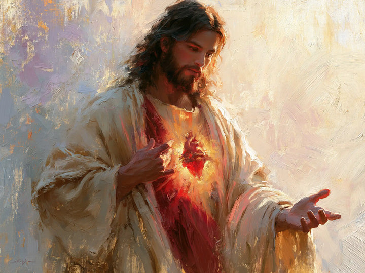 Sacred Heart of Jesus - Impressionist · Landscape n° 2