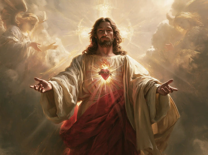 Sacred Heart of Jesus - Jesus as Divine Light · Landscape n° 3