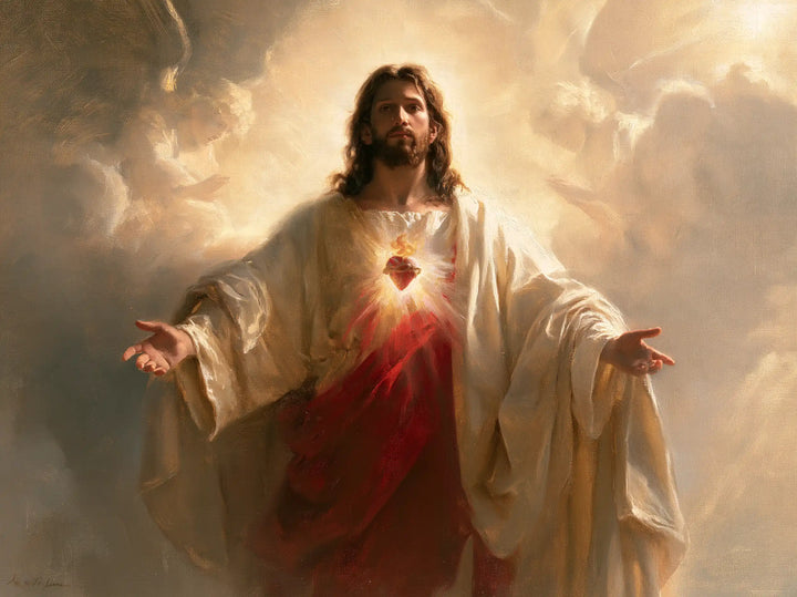 Sacred Heart of Jesus - Jesus as Divine Light · Landscape n° 5