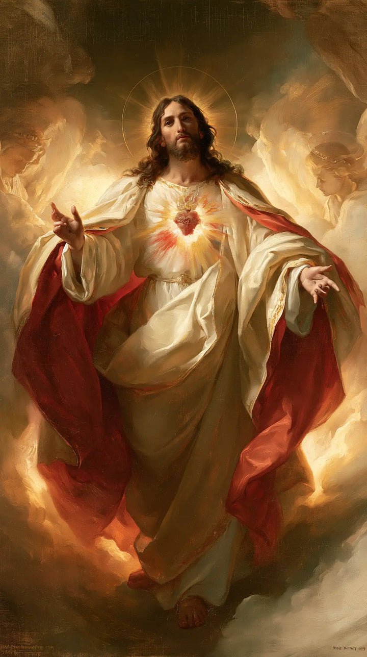 The Sacred Heart of Jesus — Welcome Within the Great Red Circle