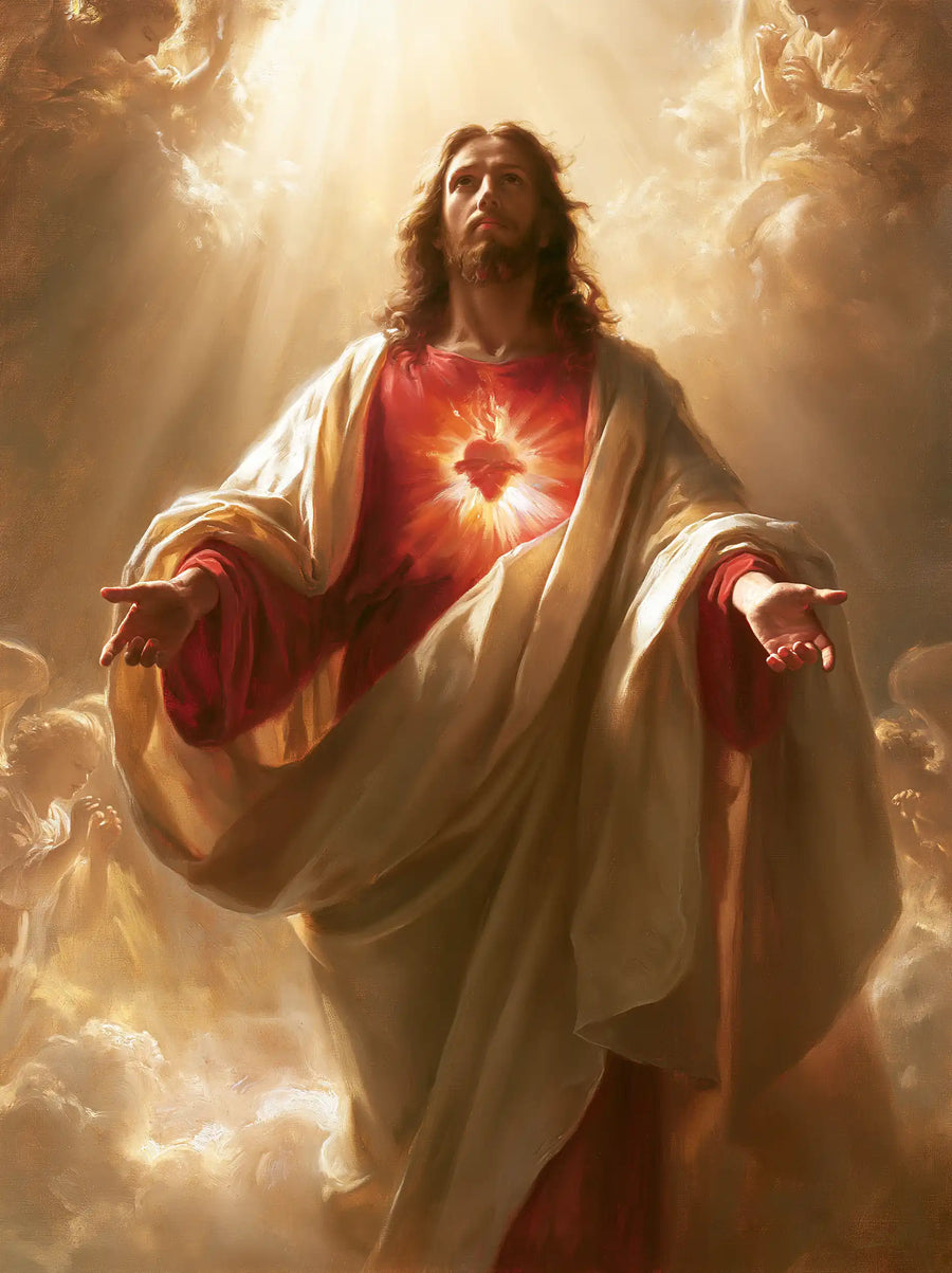 Sacred Heart of Jesus - Jesus as Divine Light · Portrait n° 12