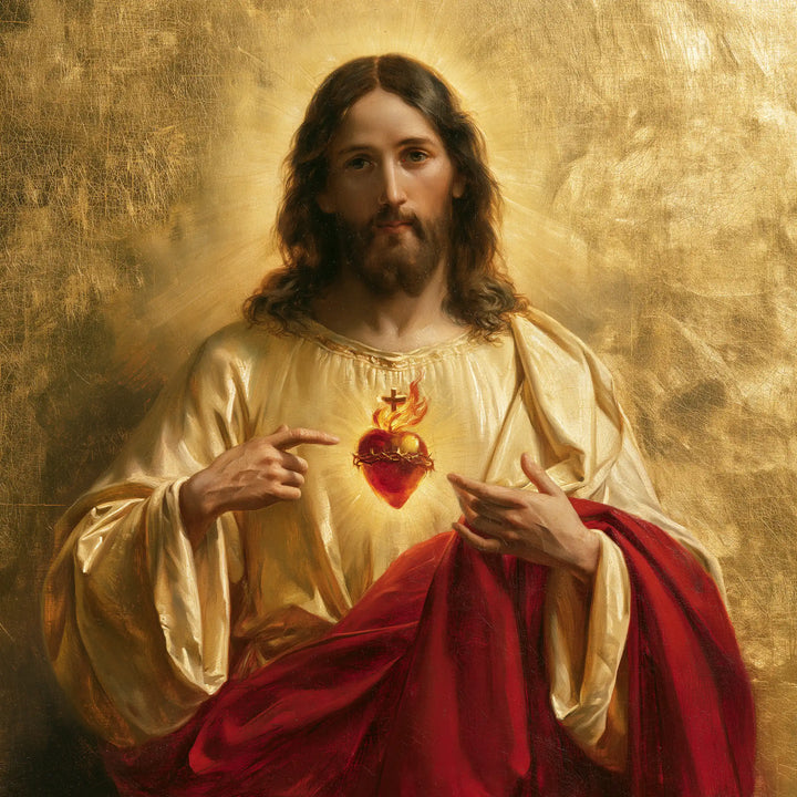 Sacred Heart of Jesus - Sacred Gold · Square n° 6