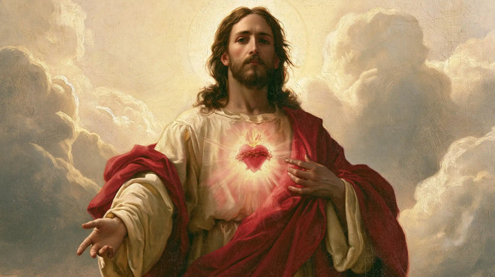 The Sacred Heart of Jesus — The Hand Reaching from Heaven
