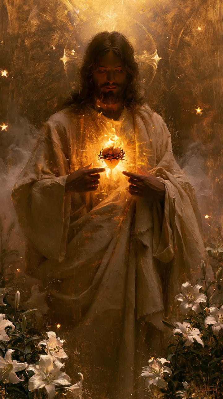 Sacred Heart of Jesus - Symbolist · Portrait n° 6