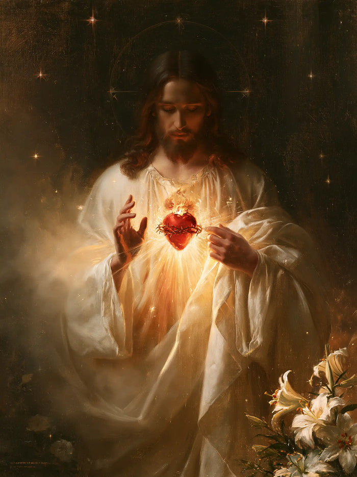 Sacred Heart of Jesus - Symbolist · Portrait n° 8