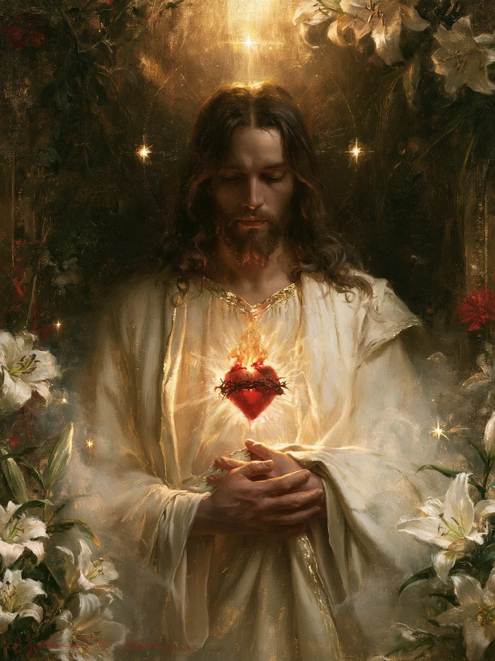 Sacred Heart of Jesus - Symbolist · Portrait n° 9