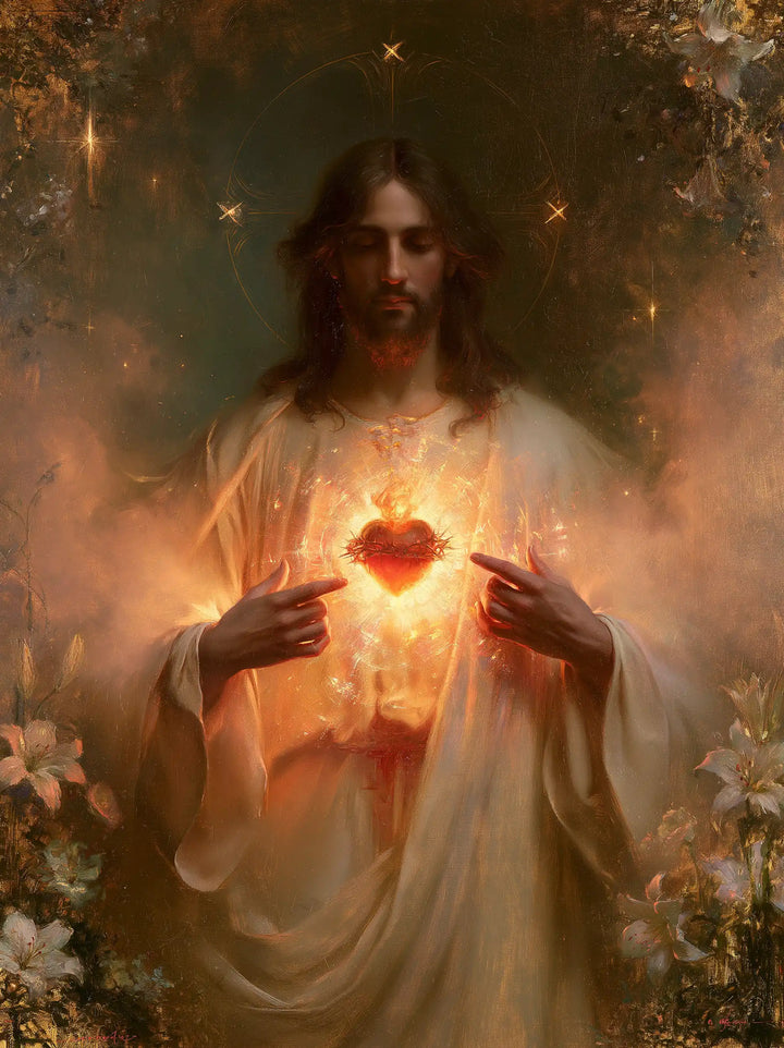 The Sacred Heart of Jesus — The Furnace Amid the Flowers