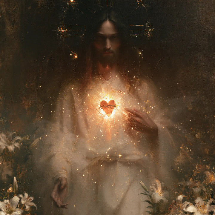 Sacred Heart of Jesus - Symbolist · Square n° 5
