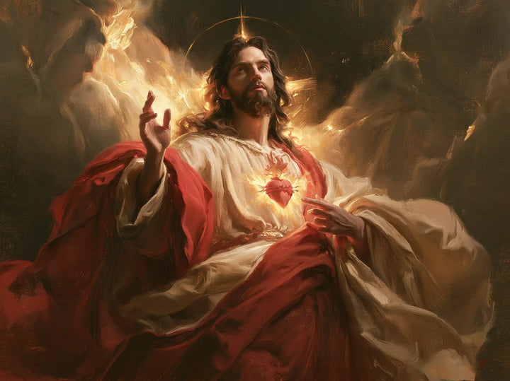 The Sacred Heart of Jesus — The Heart Before Heaven’s Flames