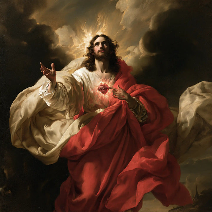 Sacred Heart of Jesus - Theatrical Baroque · Square n° 3