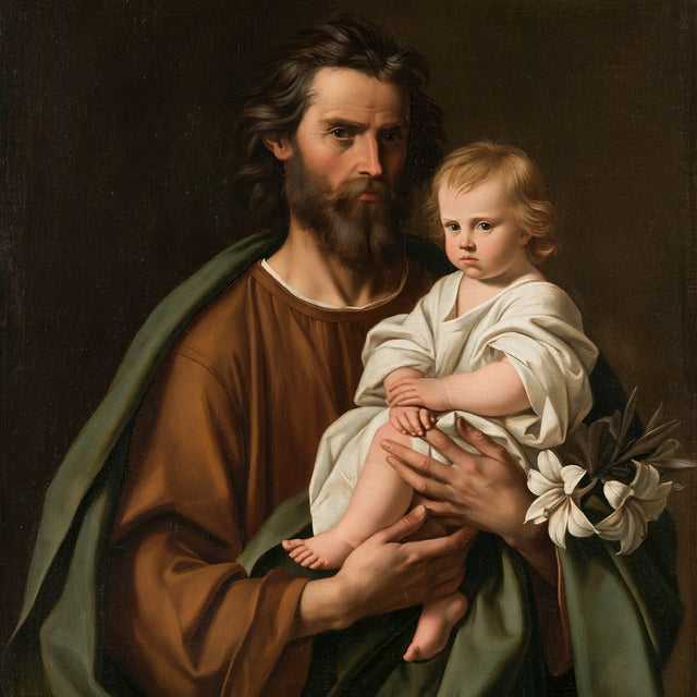 Saint Joseph with the Child Jesus – Florentine Renaissance · Square no. 3