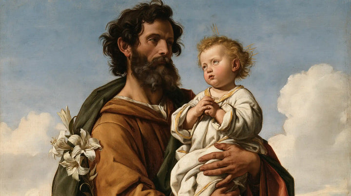 Saint Joseph with the Child Jesus – Florentine Renaissance · Landscape no. 2