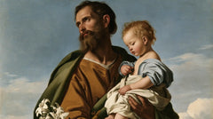 Saint Joseph with the Child Jesus – Florentine Renaissance · Landscape no. 6