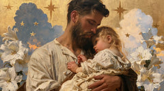 Saint Joseph with the Child Jesus – Symbolist · Landscape no. 8