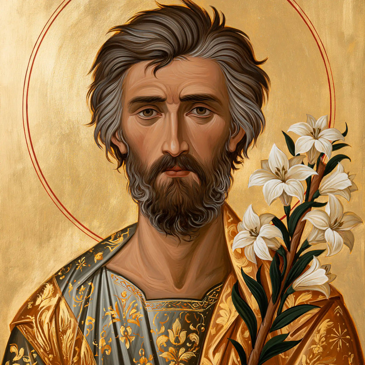 Saint Joseph – Contemporary Byzantine · Square no. 5
