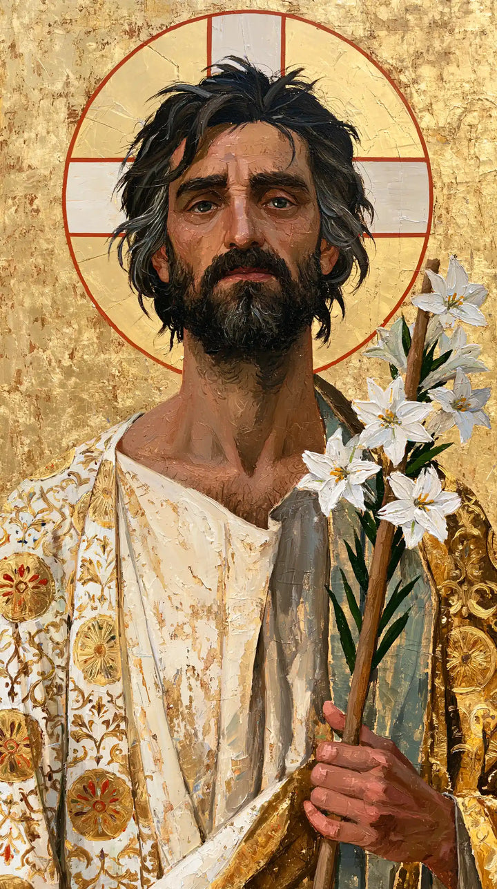 Saint Joseph – Contemporary Byzantine · Portrait no. 2