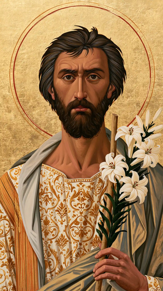 Saint Joseph – Contemporary Byzantine · Portrait no. 6
