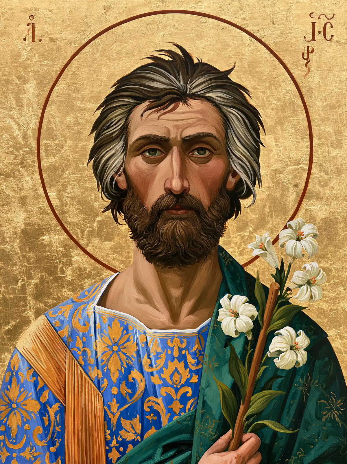 Saint Joseph – Contemporary Byzantine · Portrait no. 9