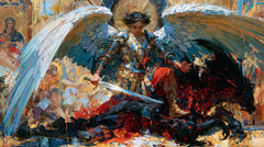 Saint Michael the Archangel – Expressionist · Landscape no. 8