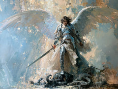 Saint Michael the Archangel – Impressionist · Landscape no. 1