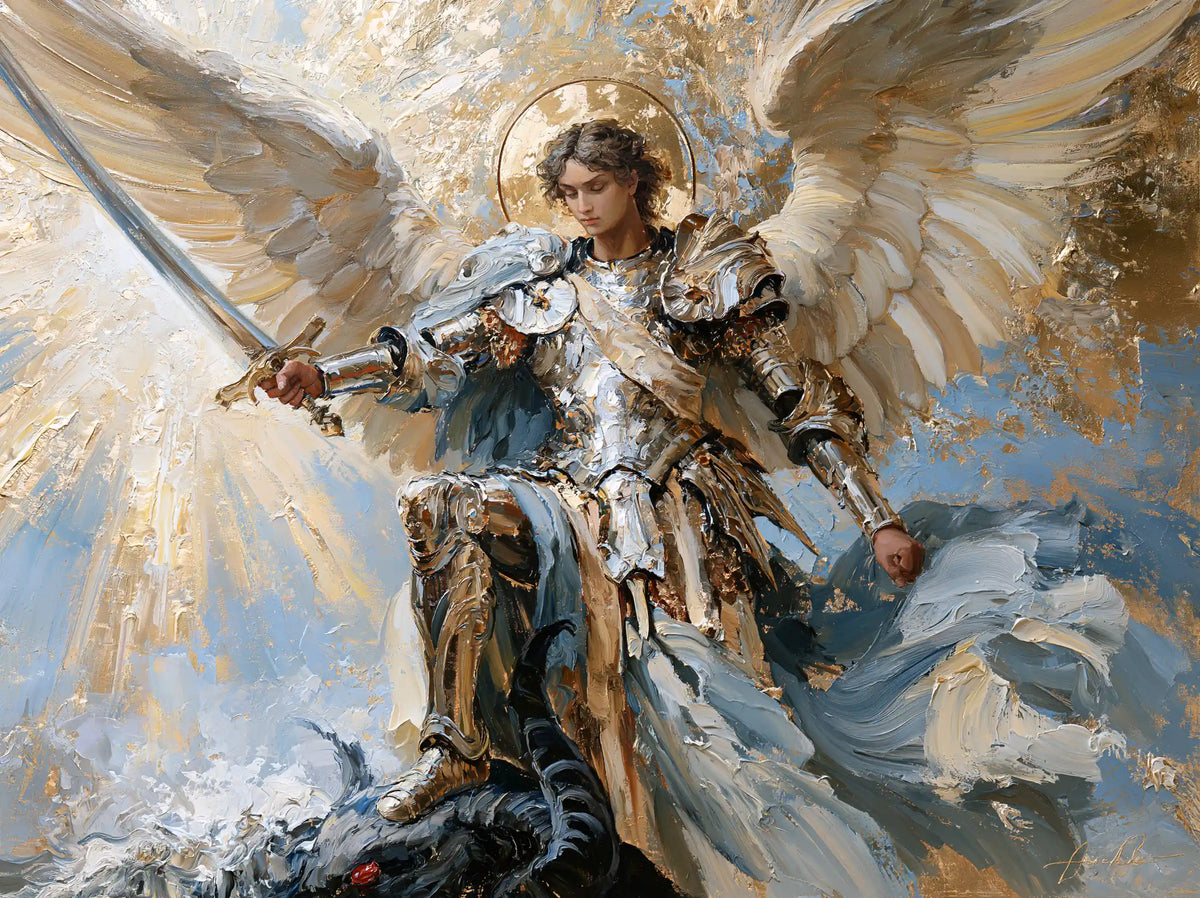 Saint Michael the Archangel – Impressionist · Landscape no. 5
