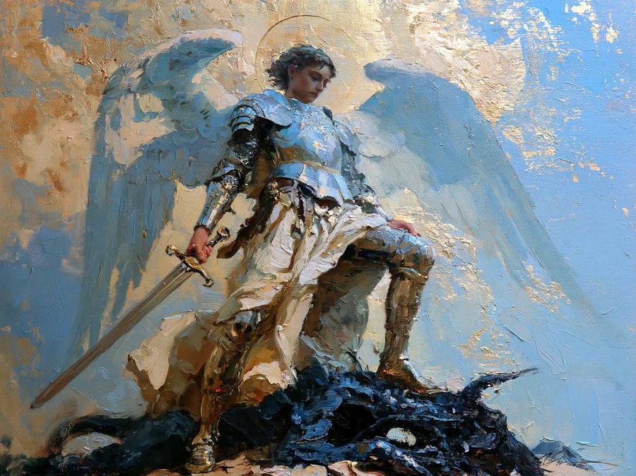 Saint Michael the Archangel – Impressionist · Landscape no. 7