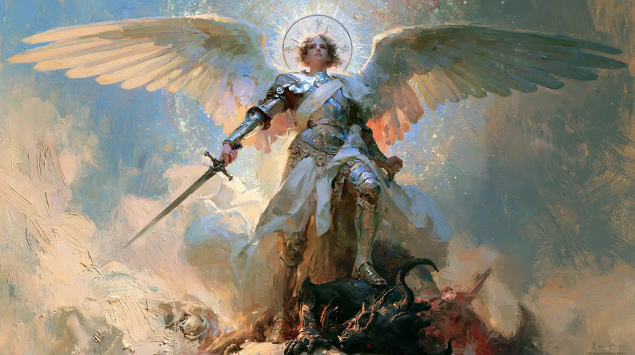 Saint Michael the Archangel – Impressionist · Landscape no. 10