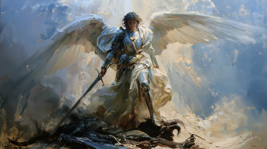Saint Michael the Archangel – Impressionist · Landscape no. 13