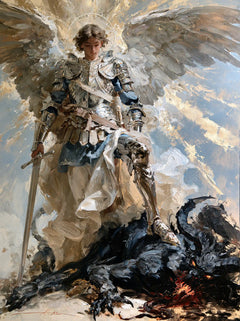 Saint Michael the Archangel – Impressionist · Portrait no. 11
