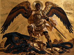 Saint Michael the Archangel – Sacred Gold · Landscape no. 2