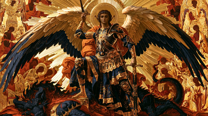 Saint Michael the Archangel – Sacred Gold · Landscape no. 13