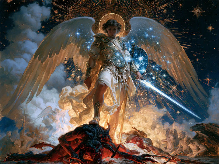Saint Michael the Archangel – Symbolist · Landscape no. 7