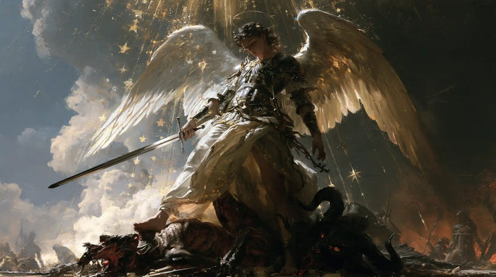 Saint Michael the Archangel – Symbolist · Landscape no. 9