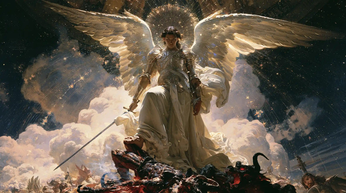 Saint Michael the Archangel – Symbolist · Landscape no. 14