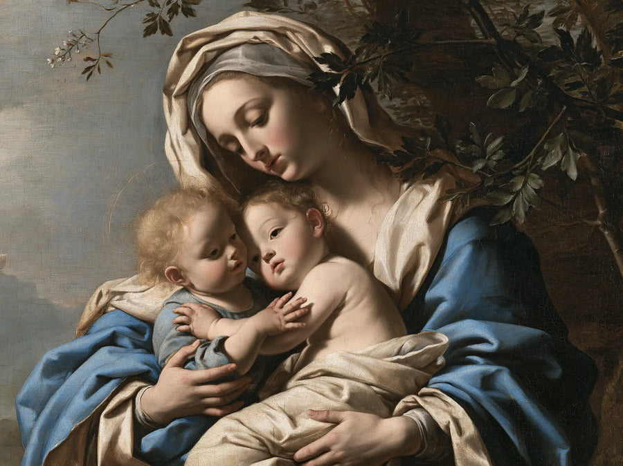 Virgin Mary and Child Jesus - Florentine Renaissance · Landscape n° 6