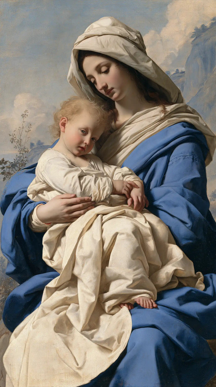 The Virgin and Child — The Little Hand in Maternal Care