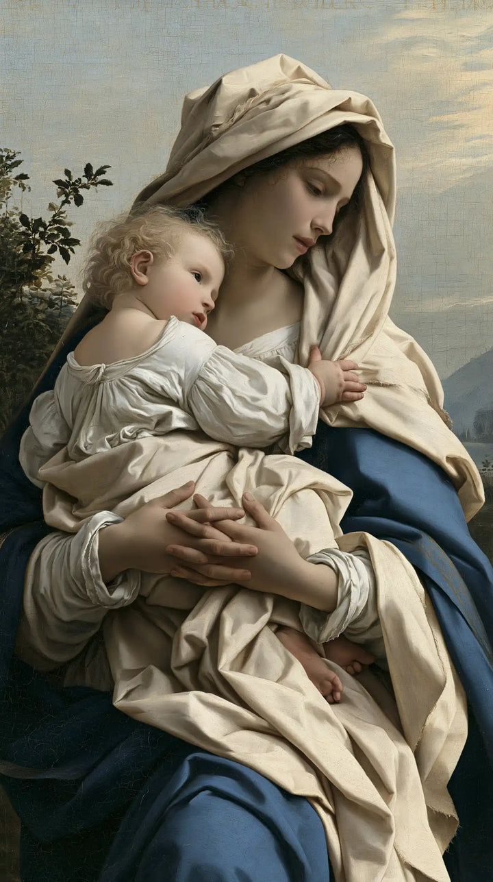 Virgin Mary and Child Jesus - Florentine Renaissance · Portrait n° 10
