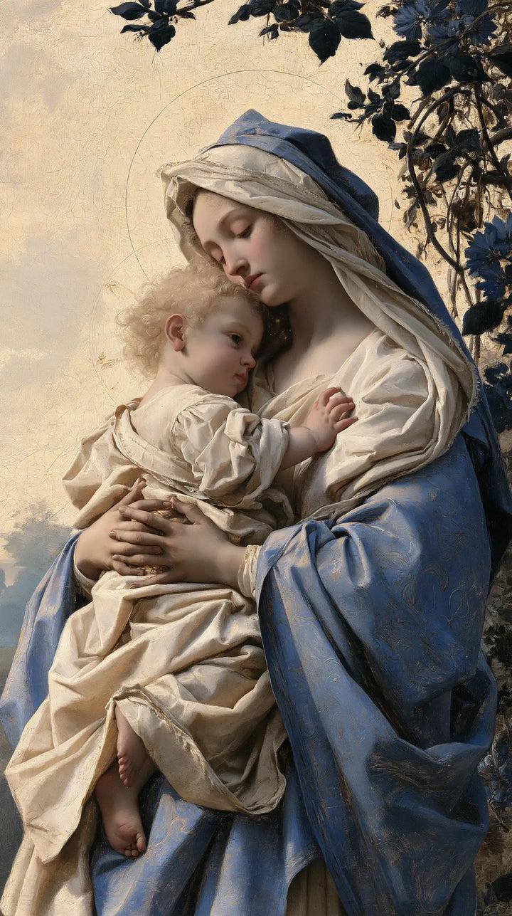 Virgin Mary and Child Jesus - Florentine Renaissance · Portrait n° 12