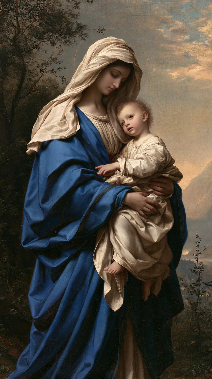 Virgin Mary and Child Jesus - Florentine Renaissance · Portrait n° 13