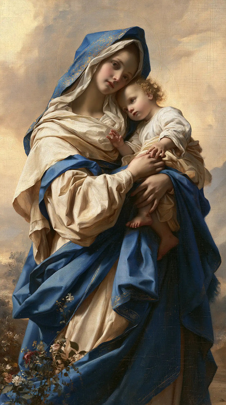 Virgin Mary and Child Jesus - Florentine Renaissance · Portrait n° 19