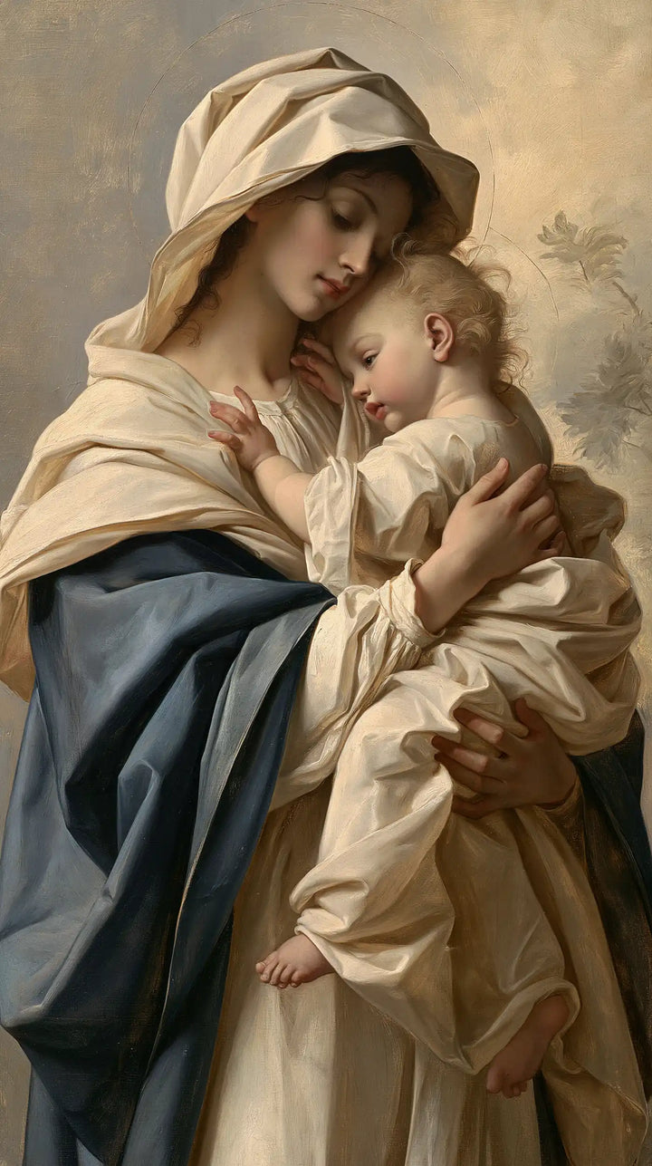 Virgin Mary and Child Jesus - Florentine Renaissance · Portrait n° 25