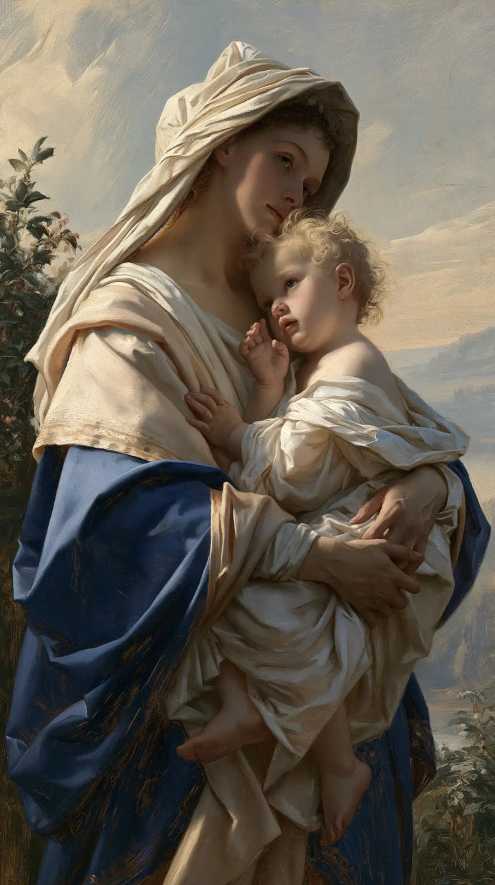 Virgin Mary and Child Jesus - Florentine Renaissance · Portrait n° 32