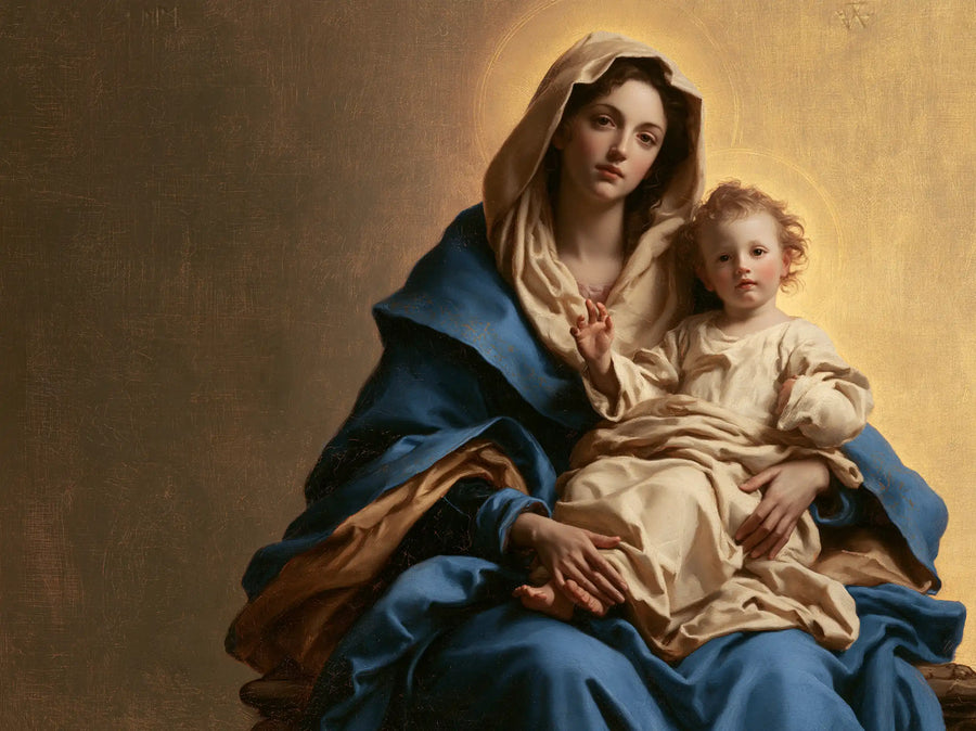 Virgin Mary and Child Jesus - Majestic Virgin and Child · Landscape n° 5