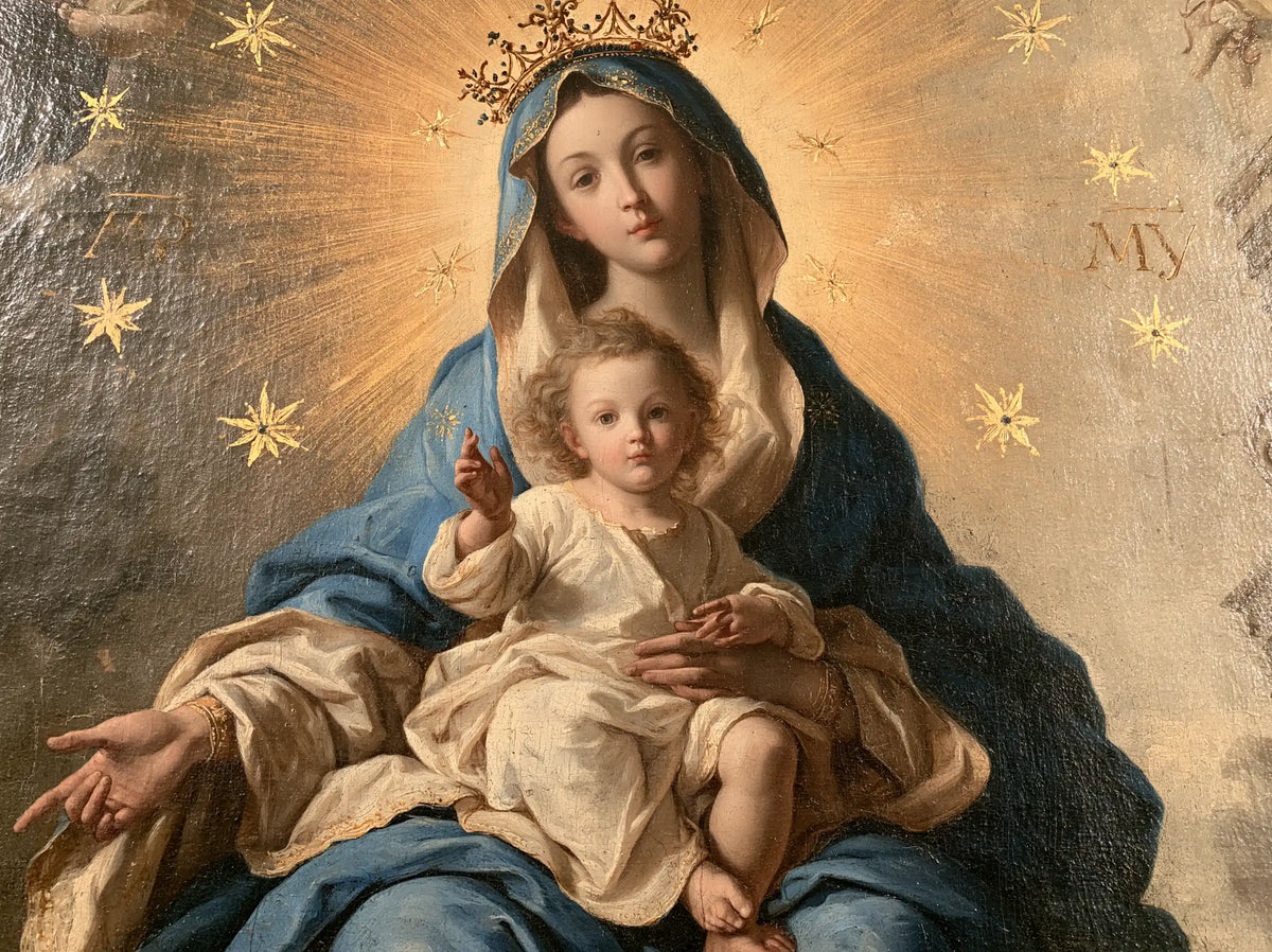 The Virgin and Child — The Offered Palm Among the Stars