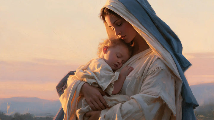 The Virgin and Child — The Sleeper Beneath the Sky’s Pink Bands
