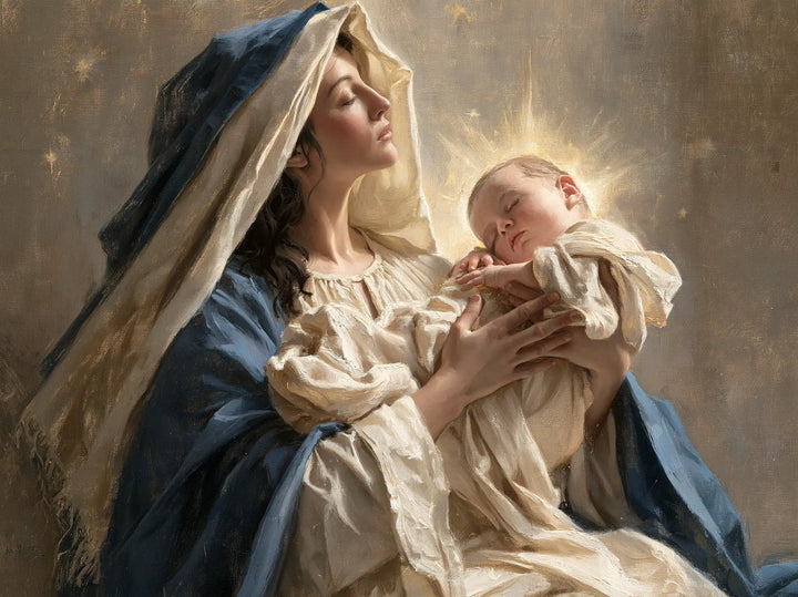 Virgin Mary and Child Jesus - Mary Presenting the Child Jesus · Landscape n° 3