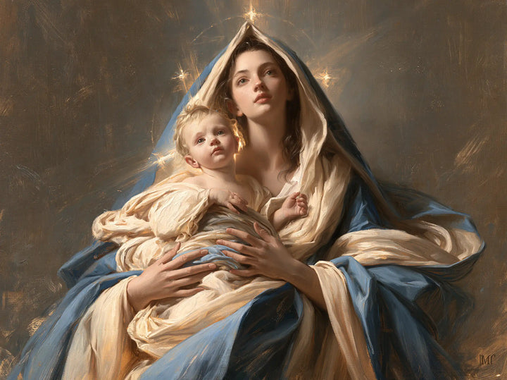 Virgin Mary and Child Jesus - Mary Presenting the Child Jesus · Landscape n° 10